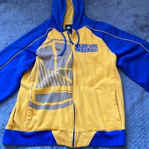 Adidas Golden States Warriors Zip-Hoodie Large